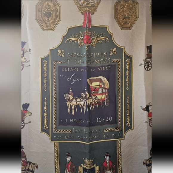 CELINE Paris Large Pure Silk Scarf - Picture 2 of 12